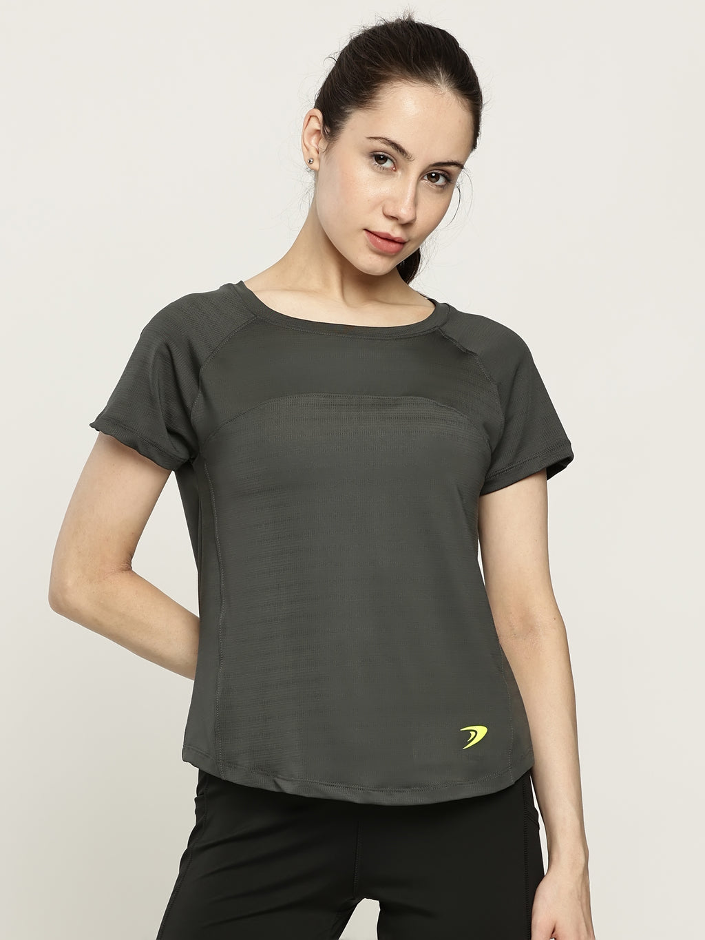WOMEN RAGLAN SLEEV ACTIVE T SHIRT