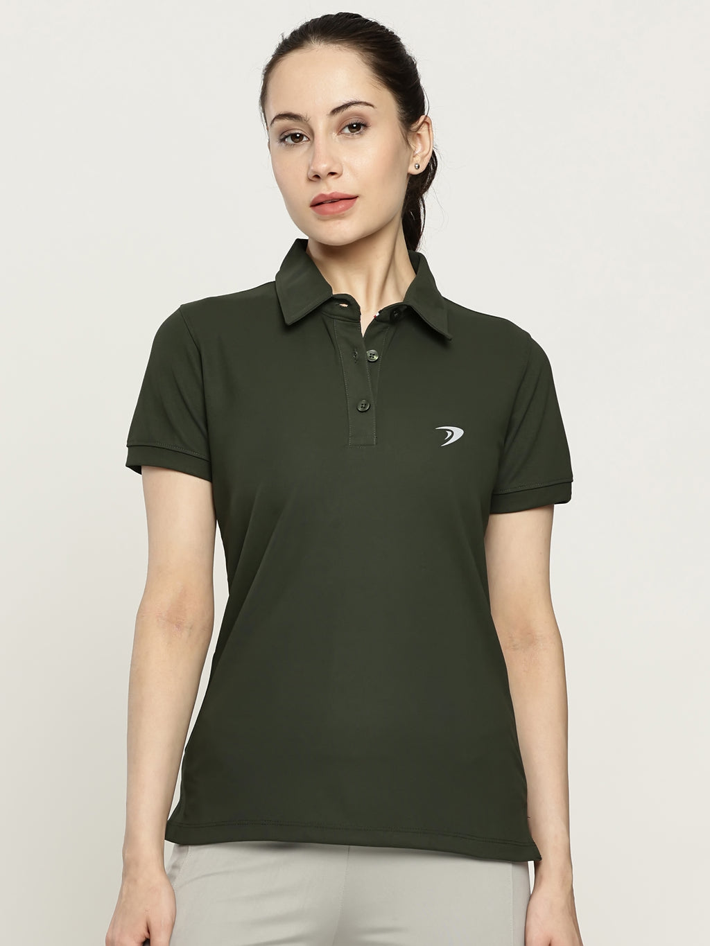 WOMEN ACTIVE POLO T SHIRT