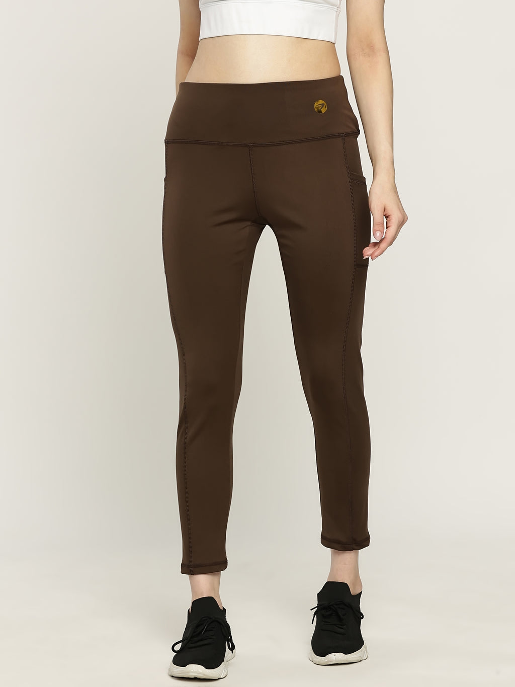 WOMEN ACTIVE TIGHTS WITH SIDE PRINT