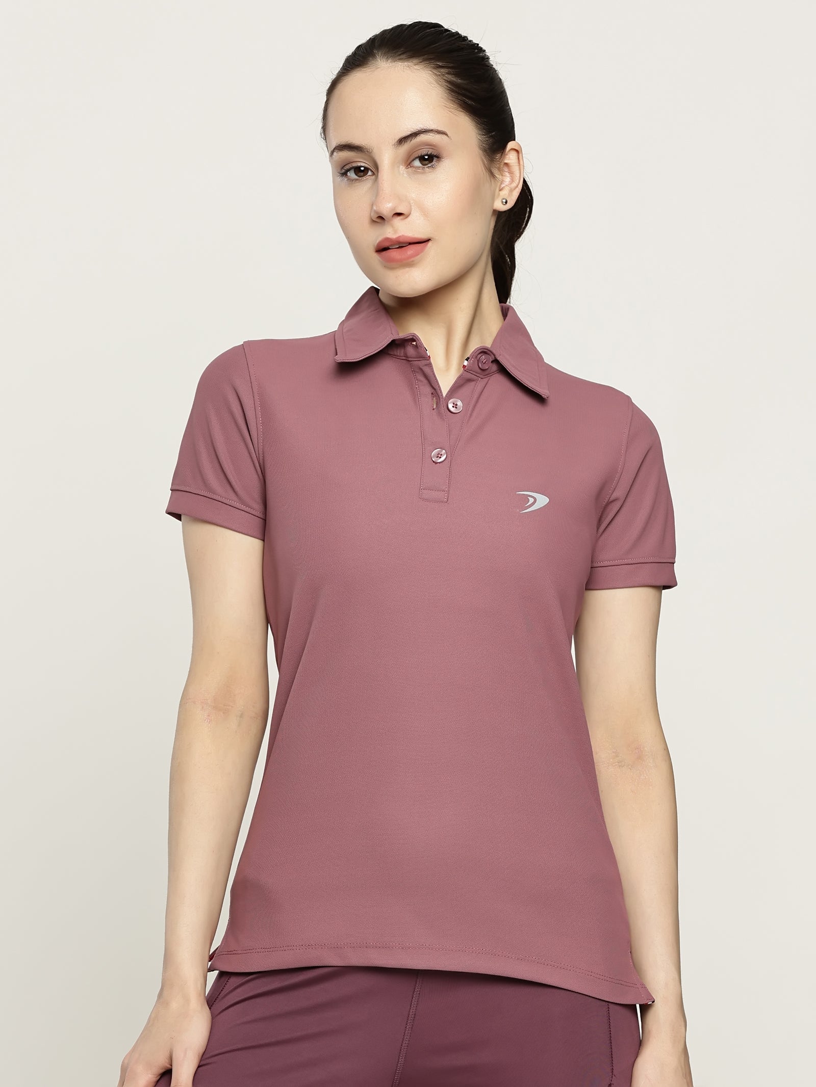 WOMEN ACTIVE POLO T SHIRT