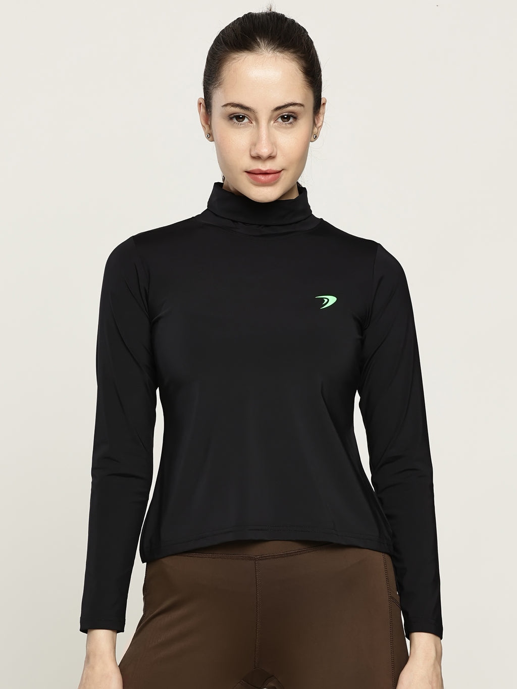 HIGH NECK LONG SLEEVE TEE