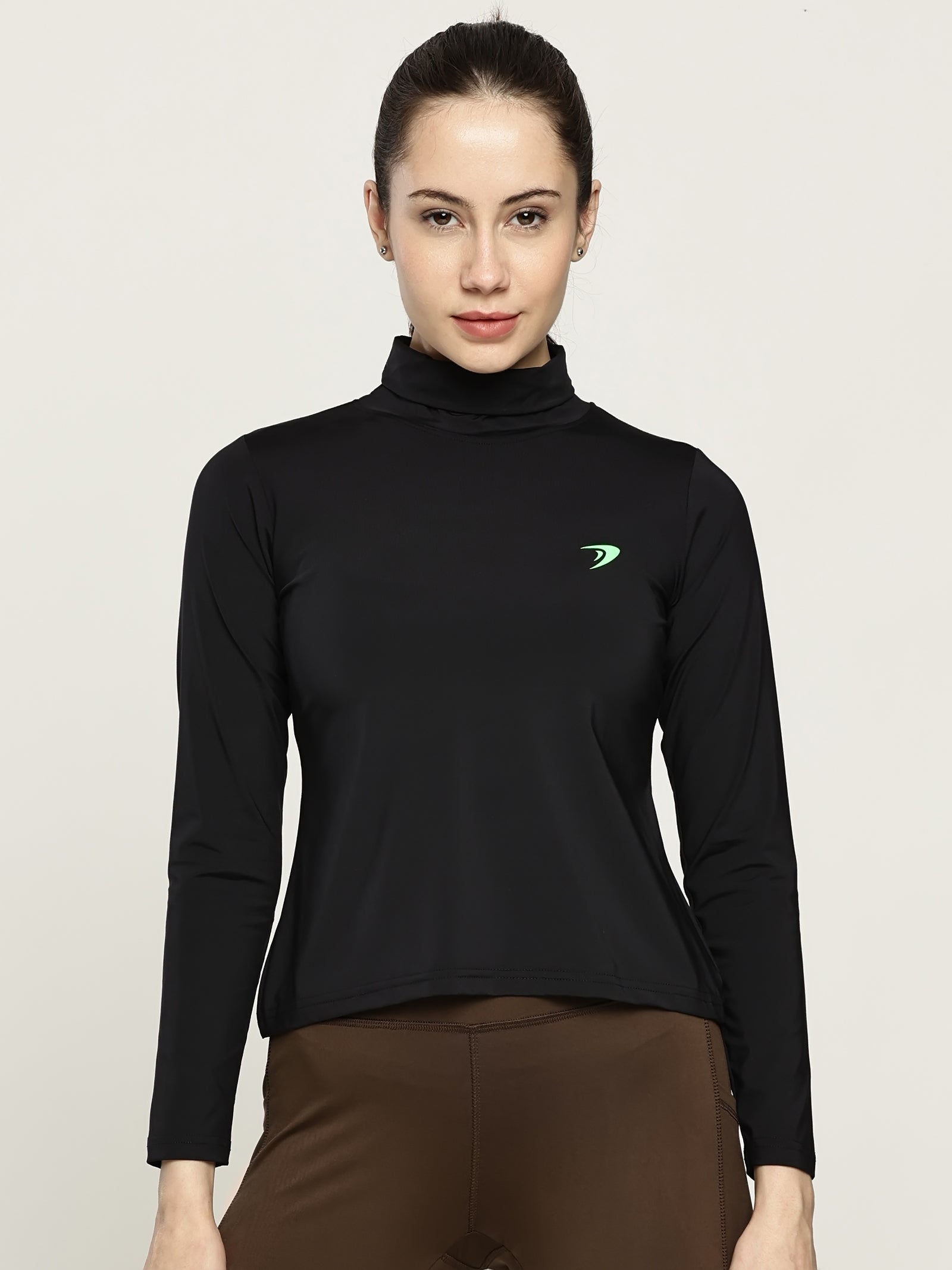 HIGH NECK LONG SLEEVE TEE