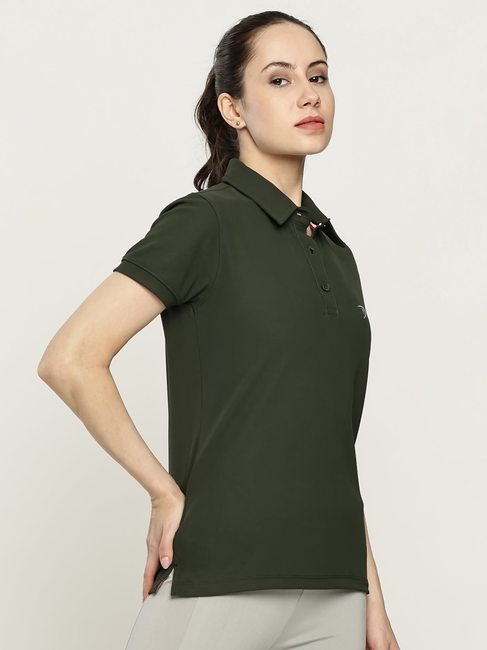 WOMEN ACTIVE POLO T SHIRT