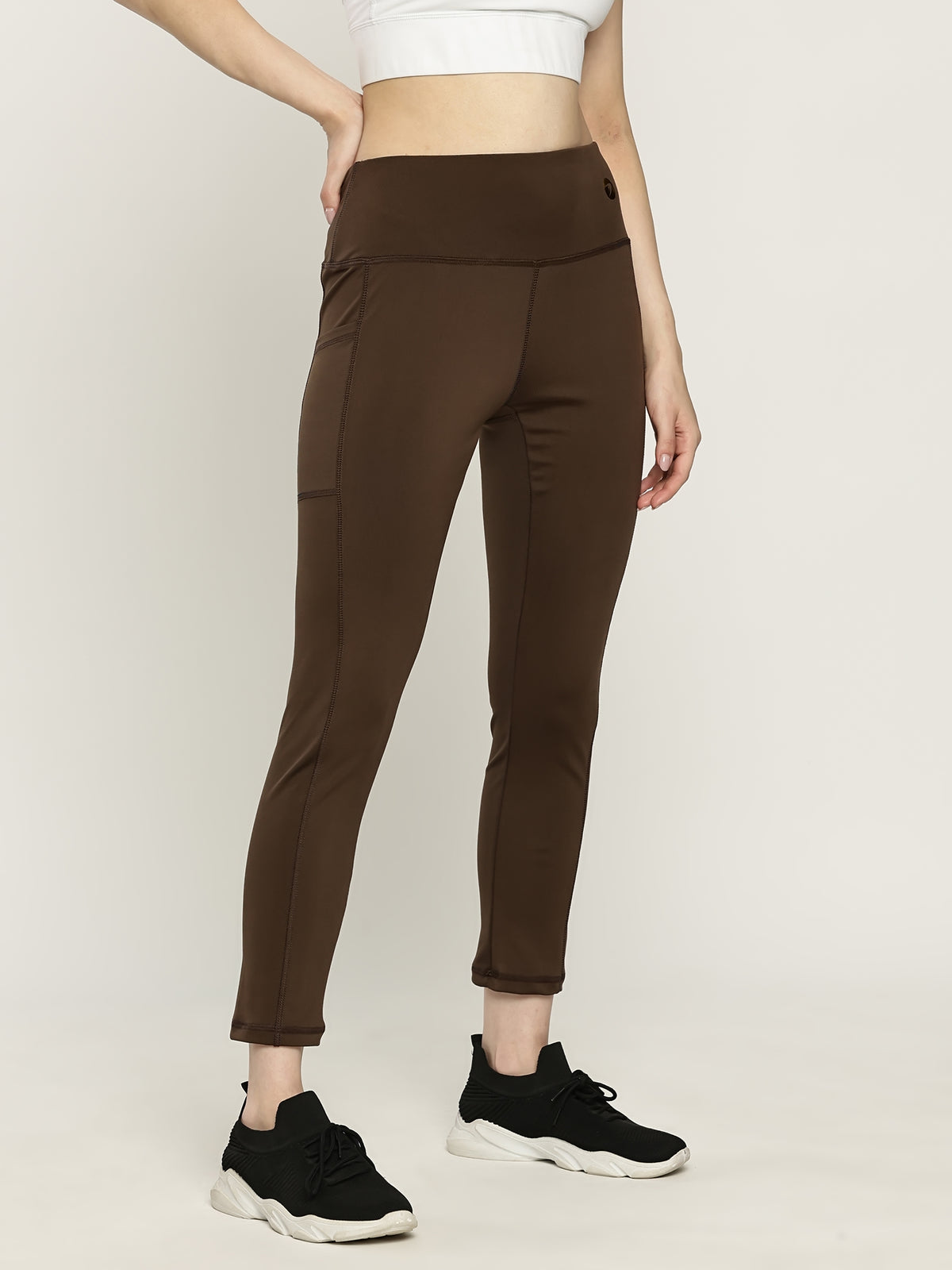 WOMEN ACTIVE TIGHTS WITH SIDE PRINT