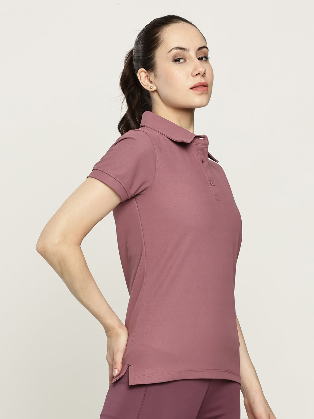 WOMEN ACTIVE POLO T SHIRT