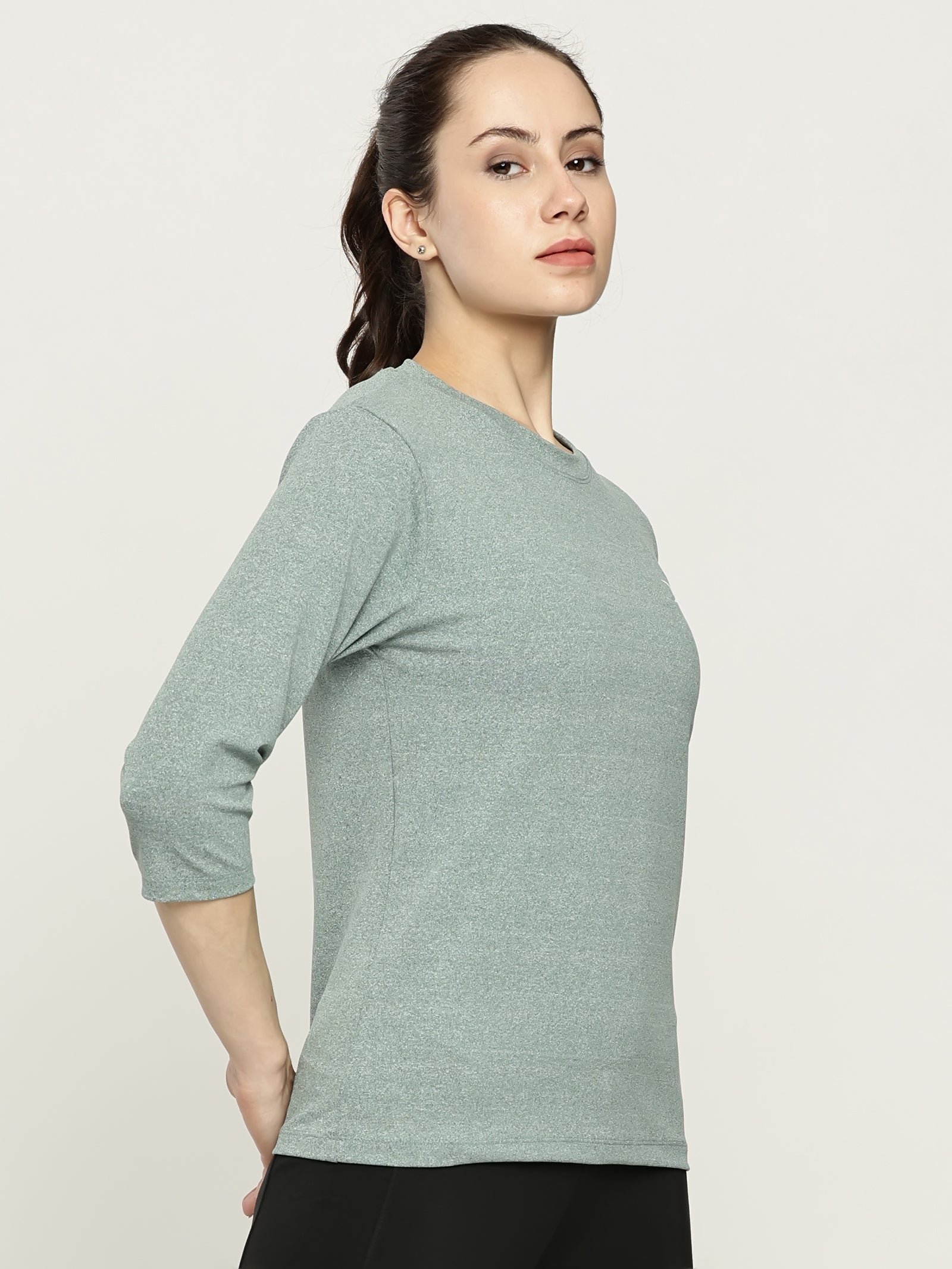 WOMENS CREW NECK WITH 3/4TH SLEEVE