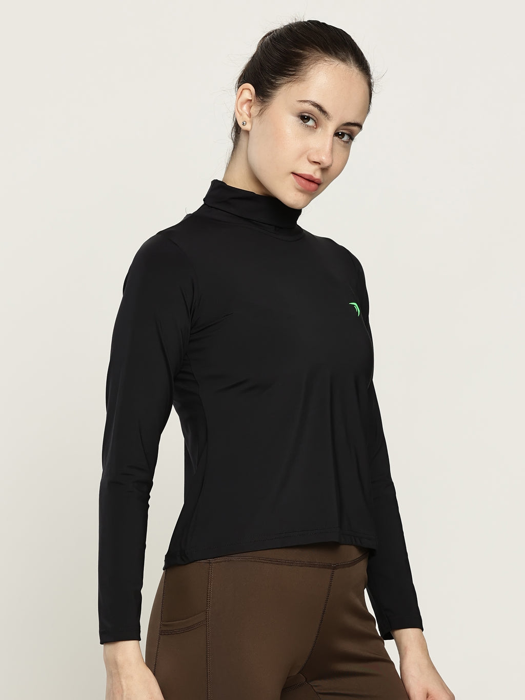 HIGH NECK LONG SLEEVE TEE
