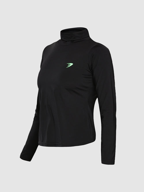 HIGH NECK LONG SLEEVE TEE