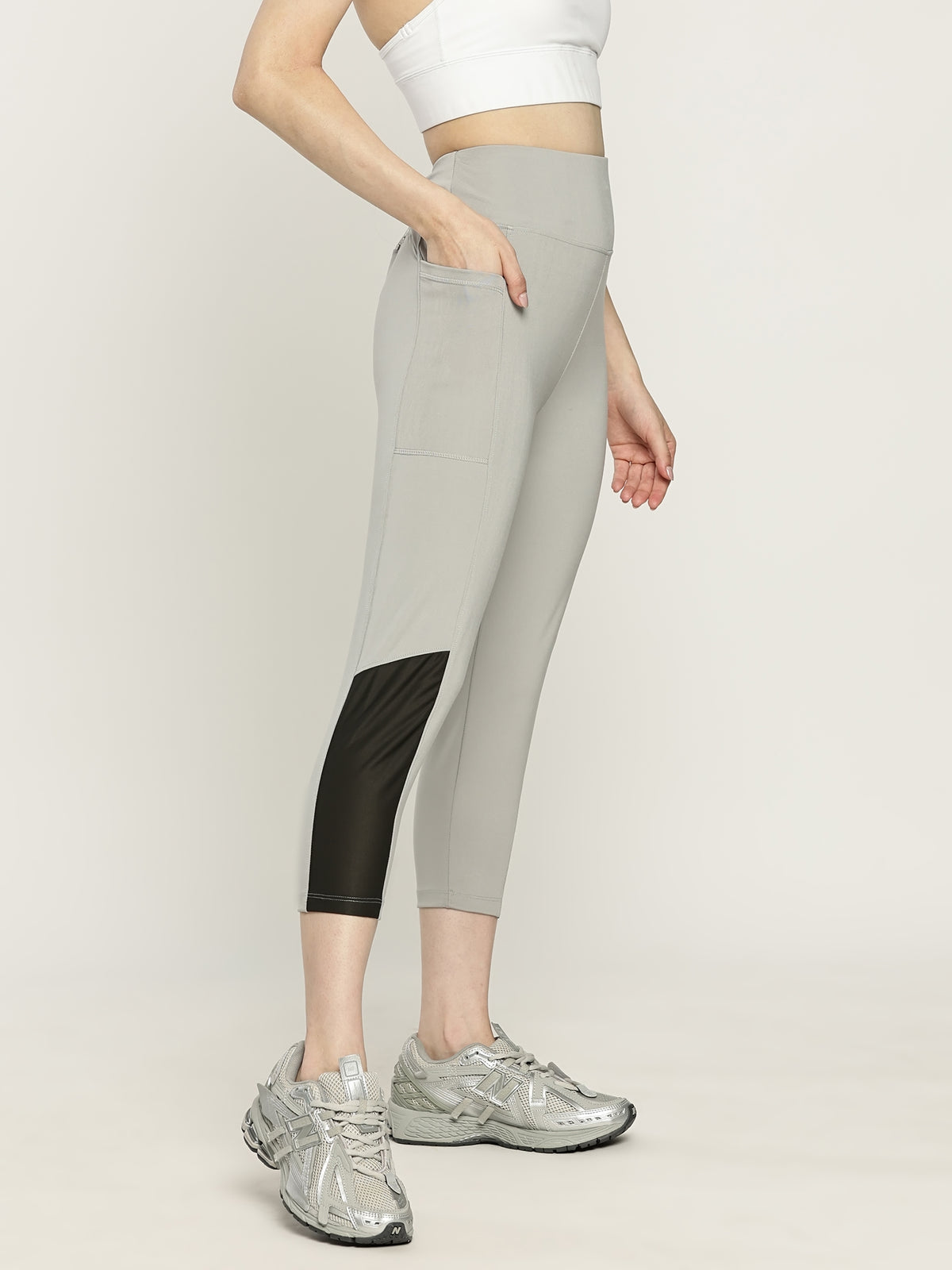 WOMENS CUT& SEW PANT & CONTRAST PANEL