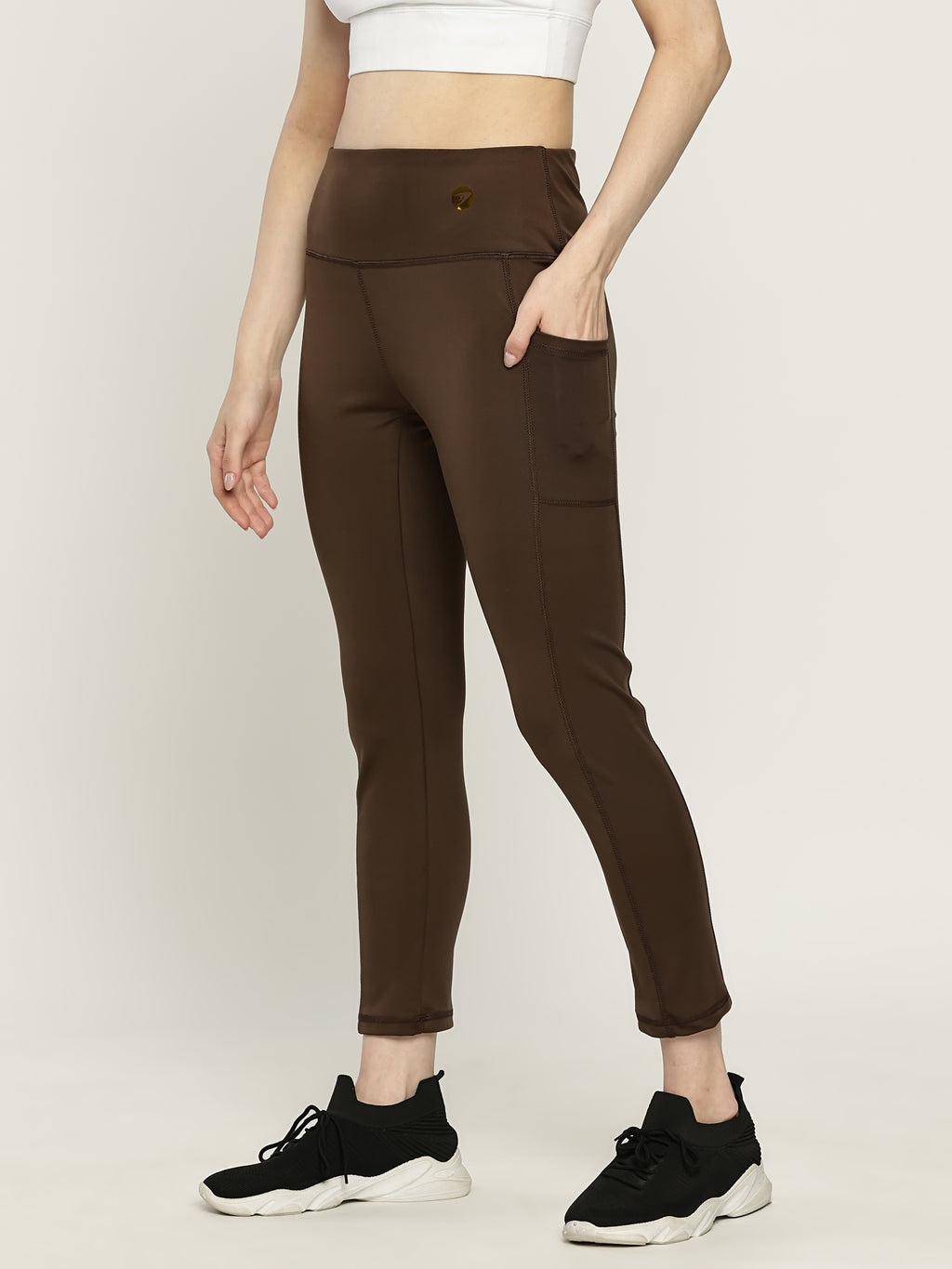 WOMEN ACTIVE TIGHTS WITH SIDE PRINT