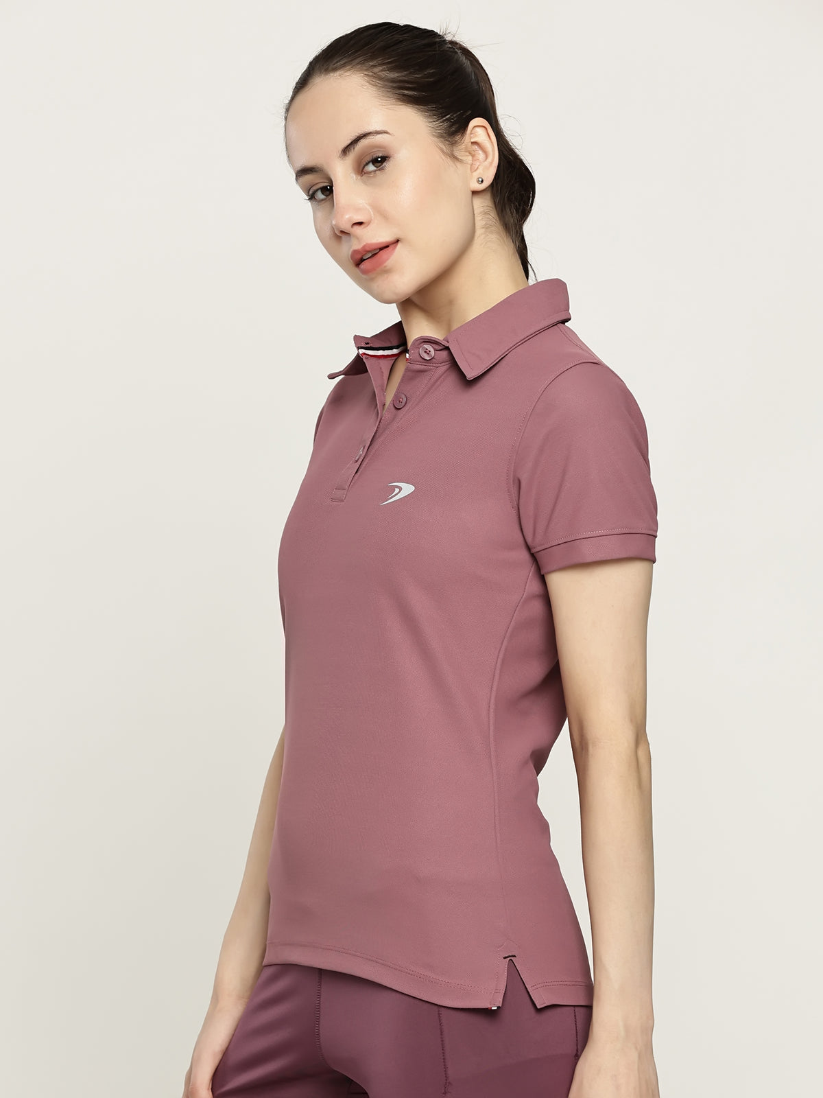 WOMEN ACTIVE POLO T SHIRT