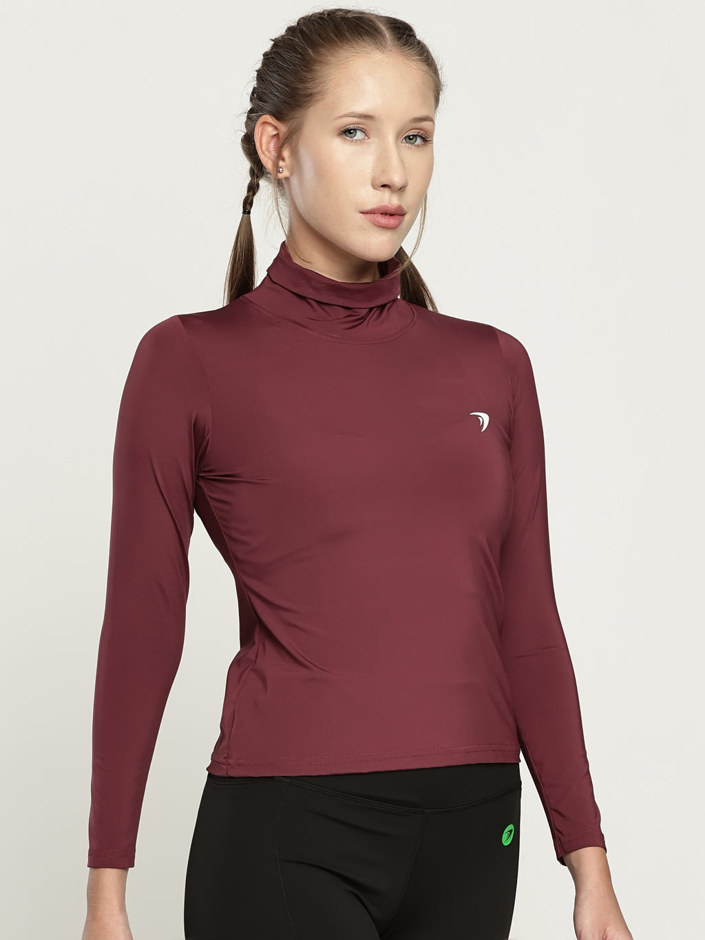 HIGH NECK LONG SLEEVE TEE