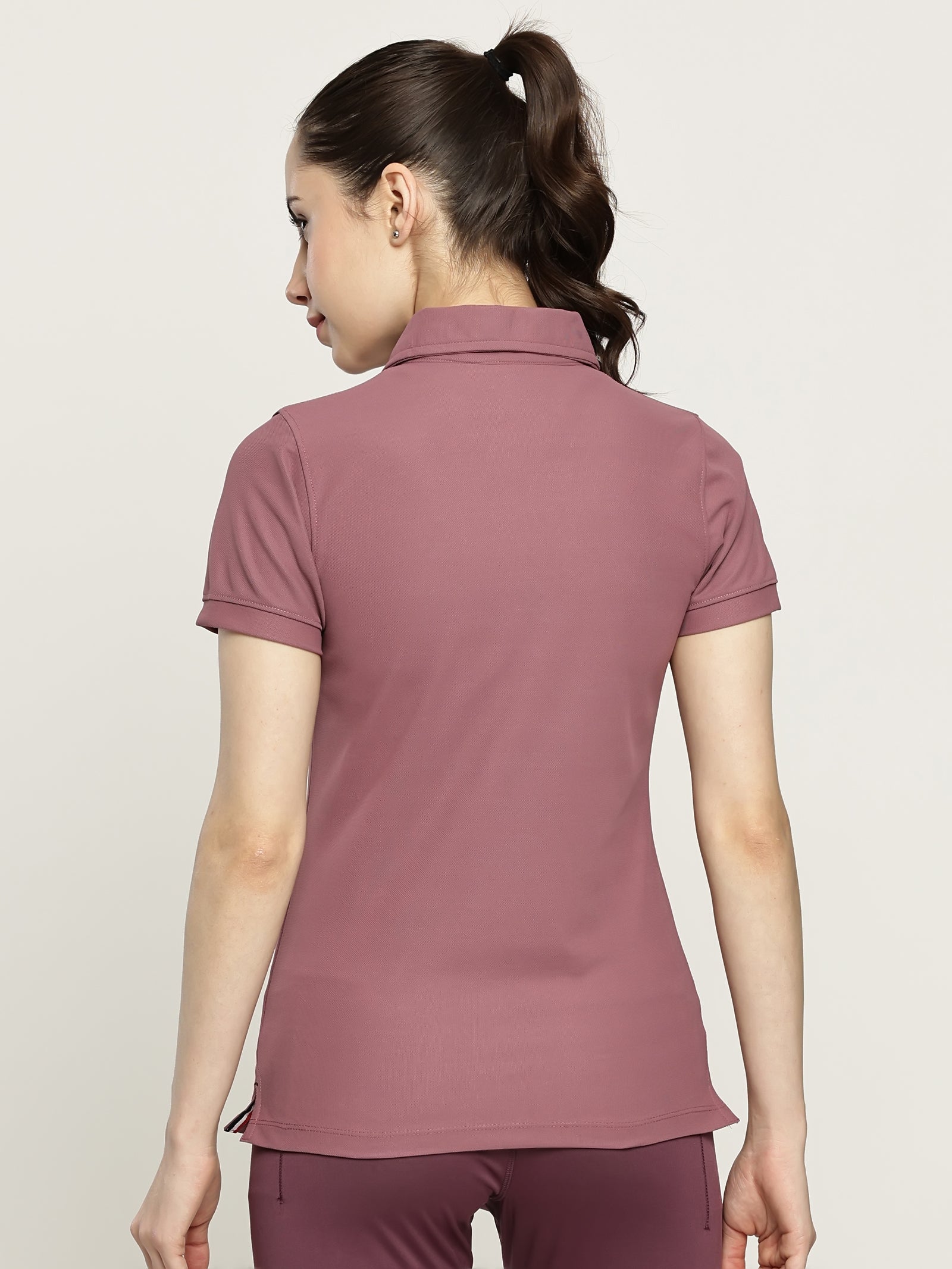 WOMEN ACTIVE POLO T SHIRT