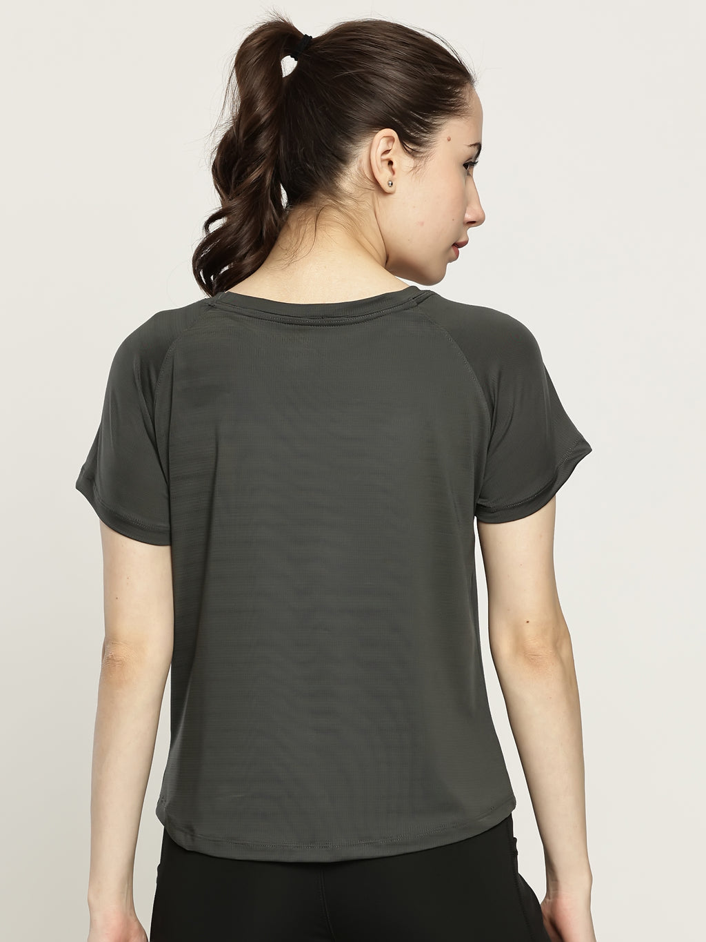 WOMEN RAGLAN SLEEV ACTIVE T SHIRT