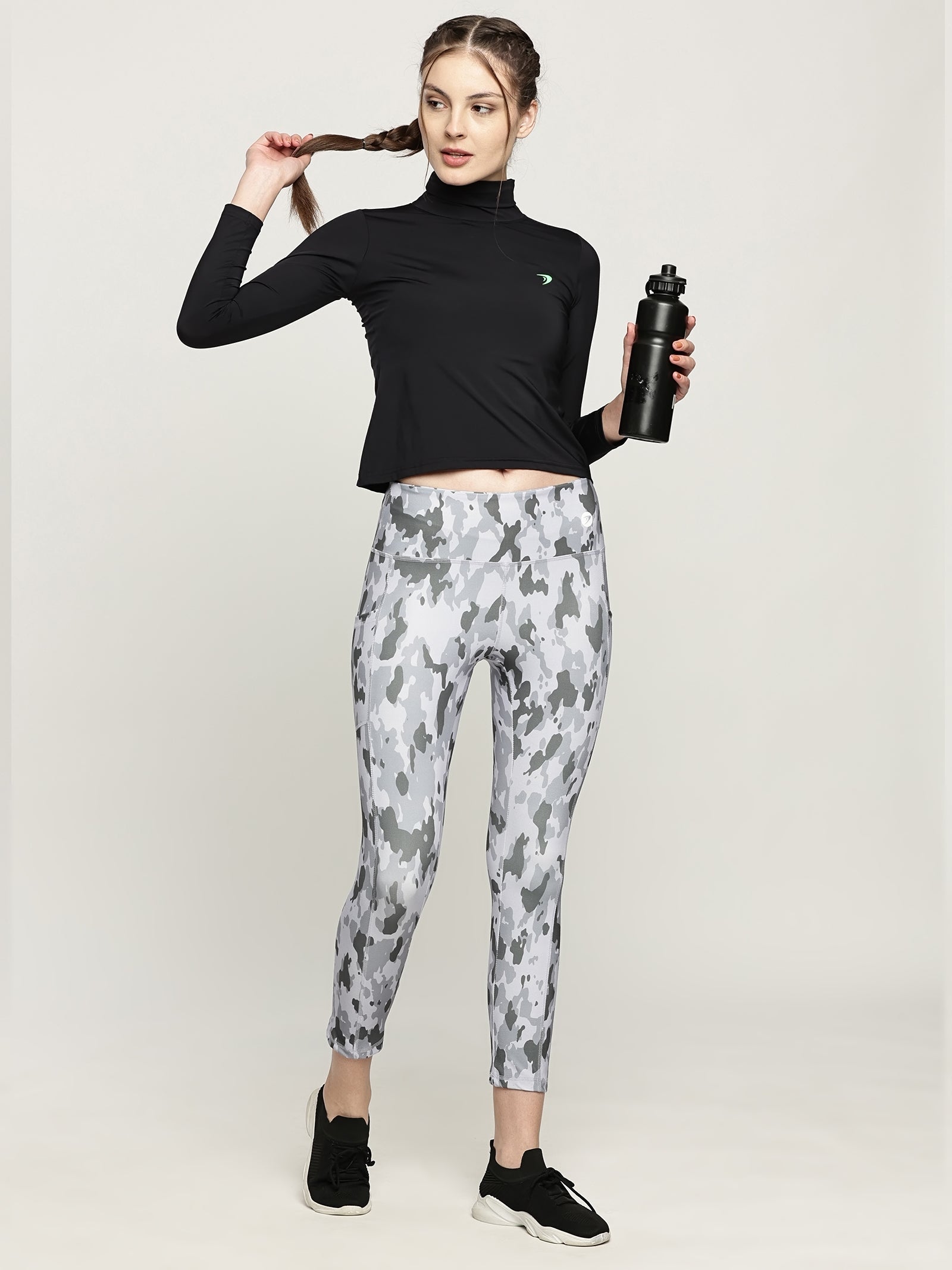 WOMEN ACTIVE PRINTED LEGGINGS