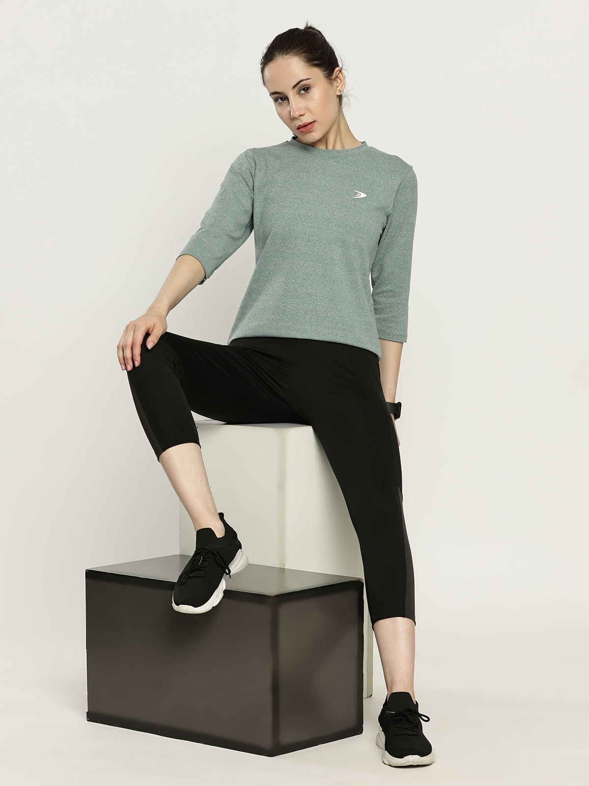 WOMENS CUT& SEW PANT & CONTRAST PANEL