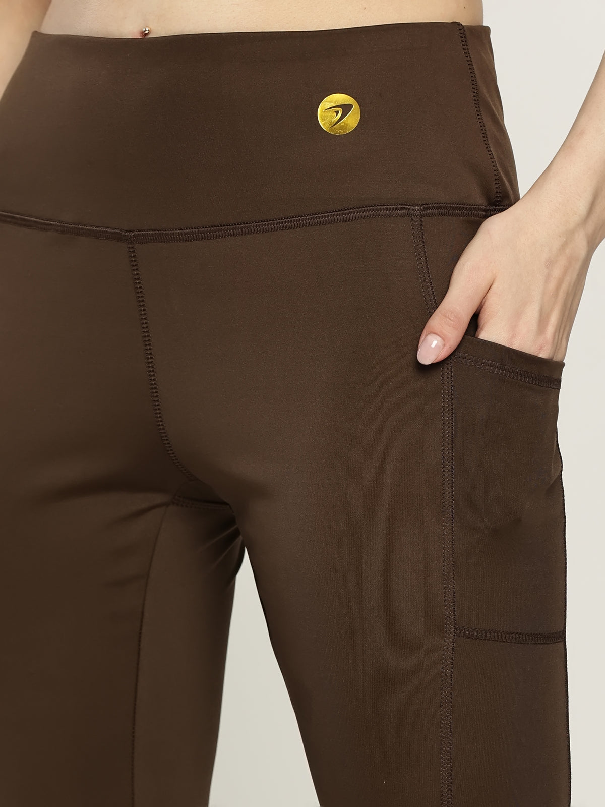 WOMEN ACTIVE TIGHTS WITH SIDE PRINT